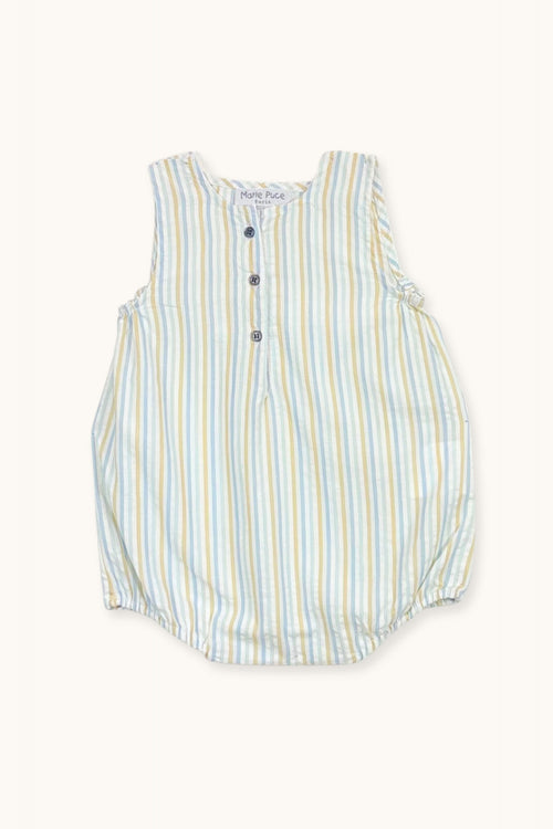Jonas romper with mini stripes
