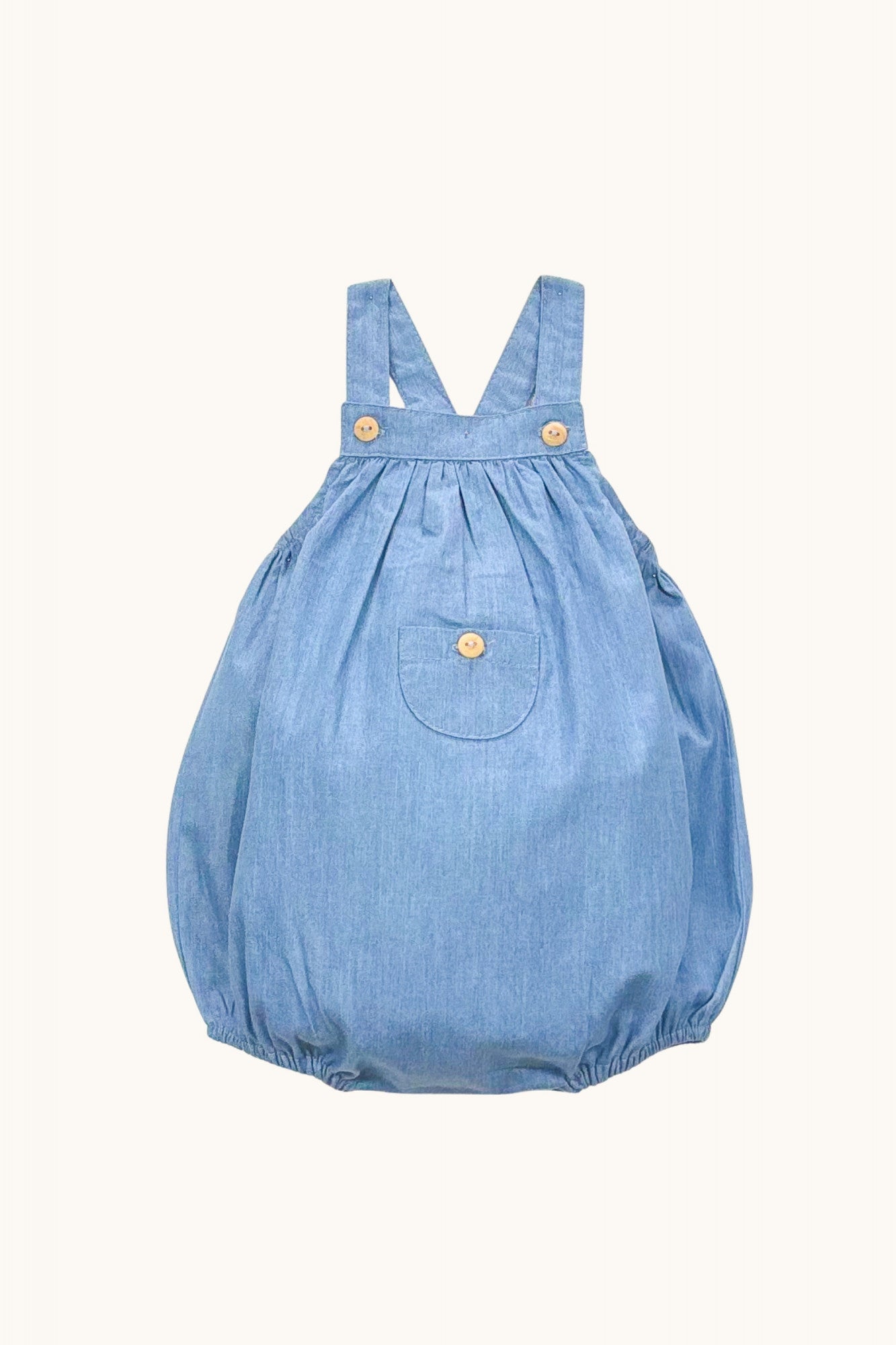 Sam romper in chambray