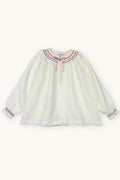 Aria hand-smocked blouse