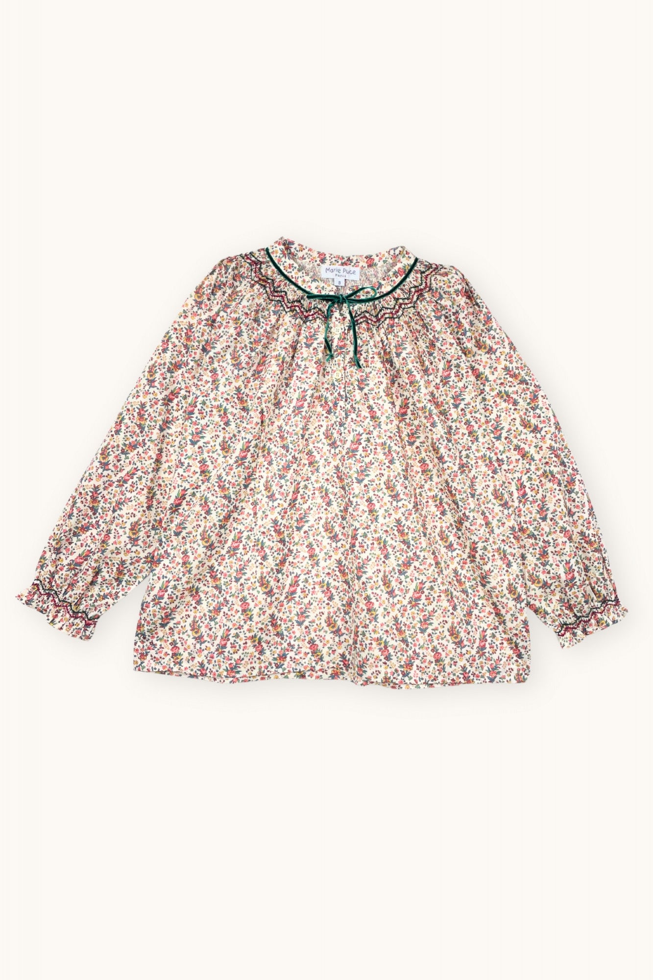 Aria smocked blouse in Liberty