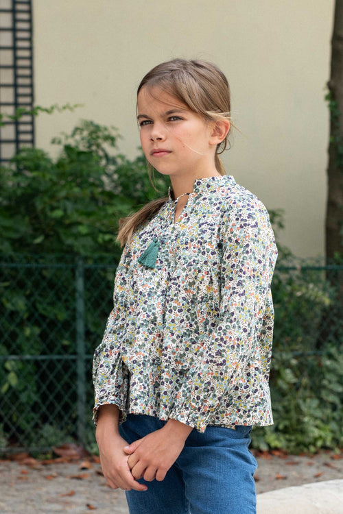 Leonor blouse in Liberty for girl