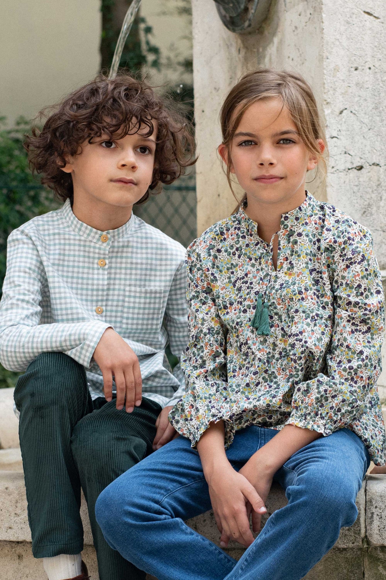 Leonor blouse in Liberty for girl