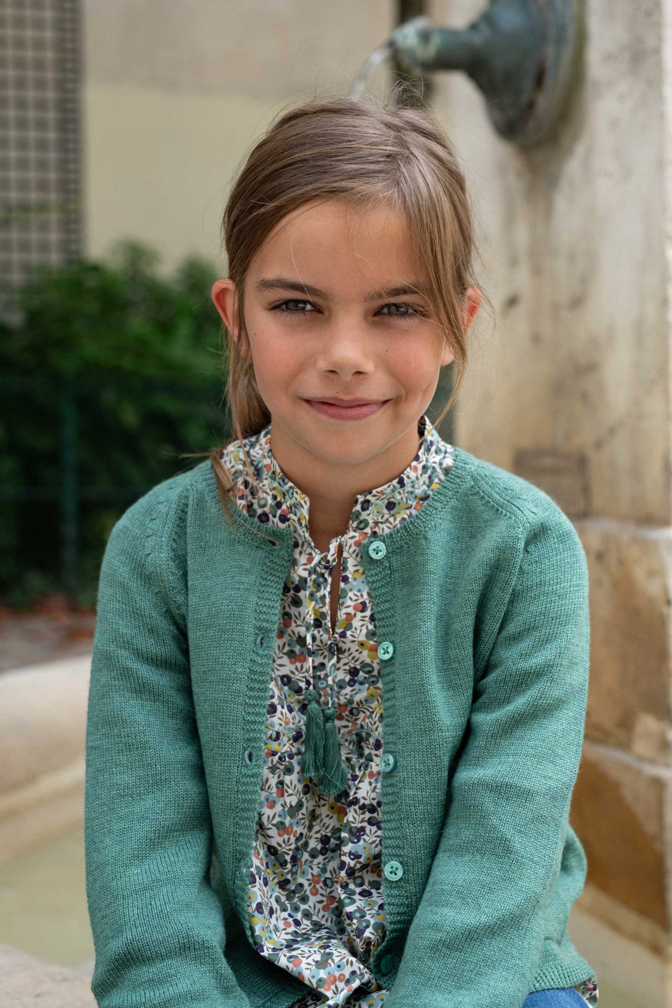 Leonor blouse in Liberty for girl