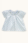 Meryl blouse hand-smocked