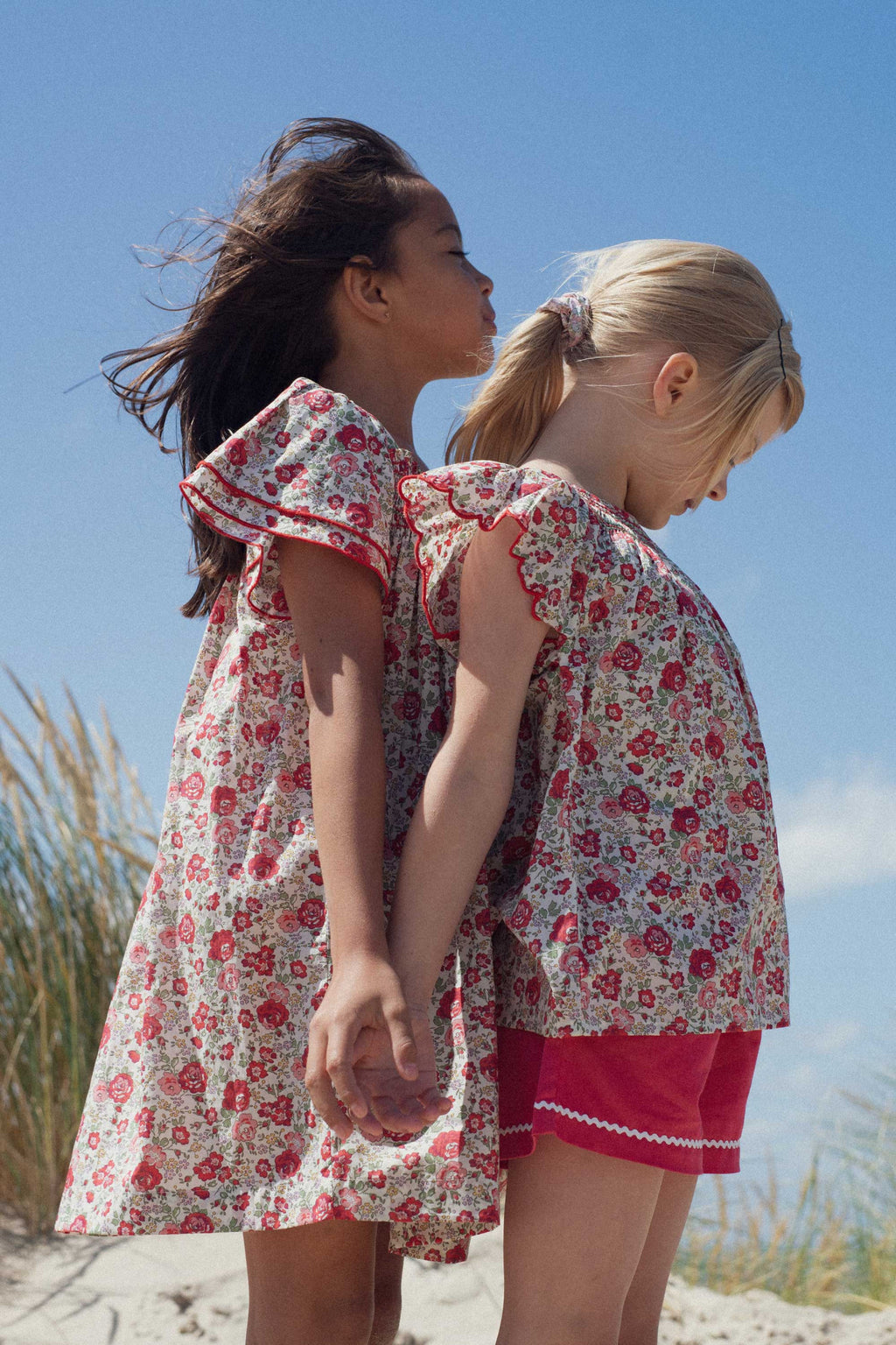 Paloma blouse hand-smocked in Liberty