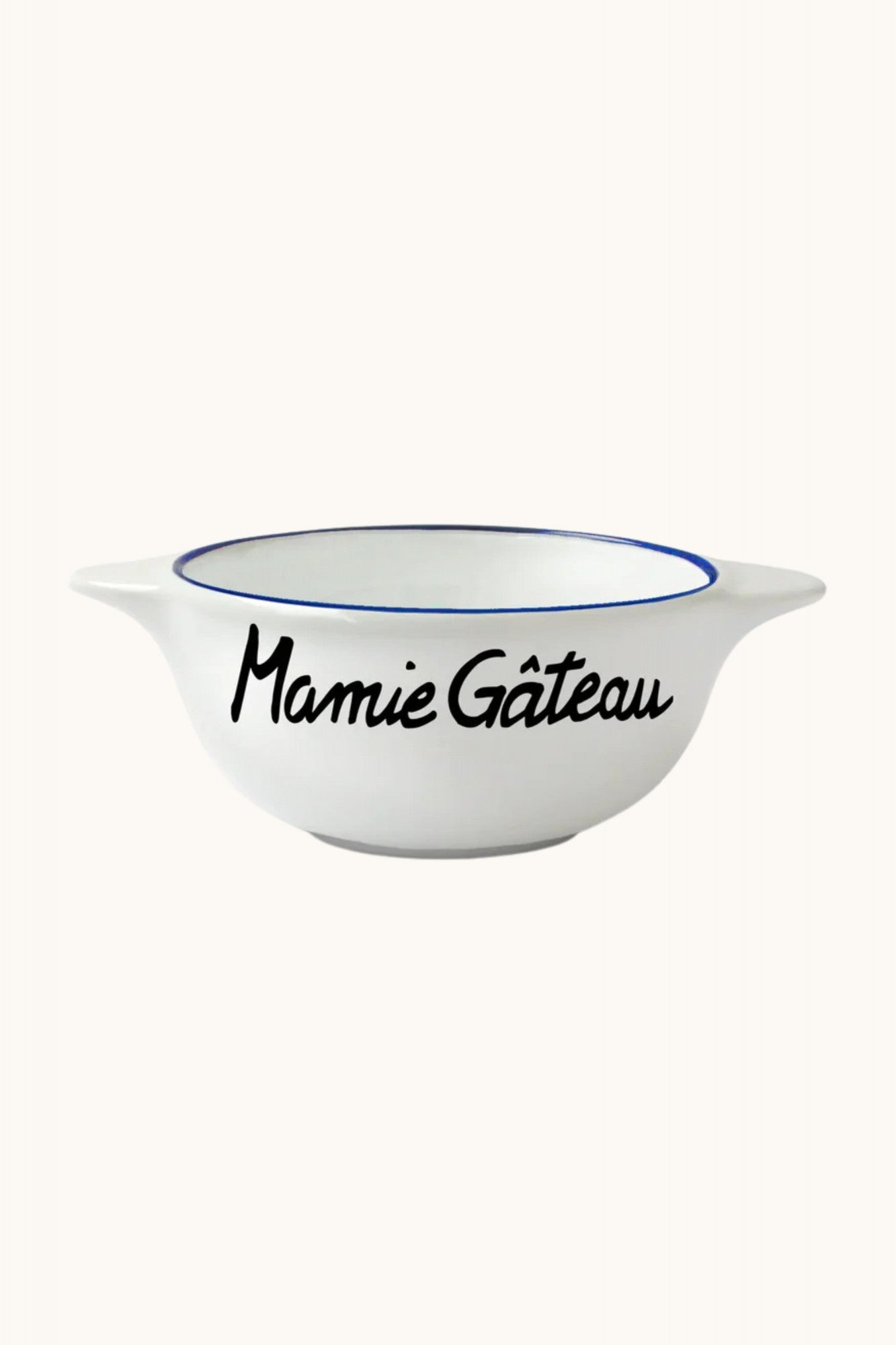 Hand-painted bowl Mamie gateau