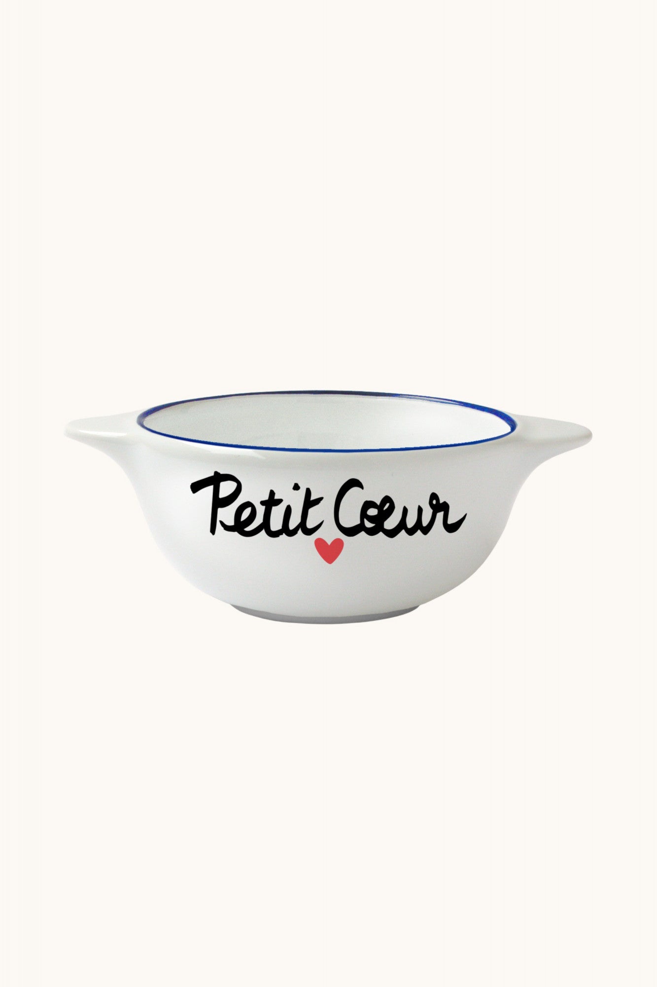 Hand-painted bowl petit coeur