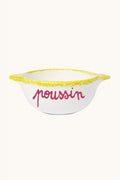 Hand-painted bowl Poussin