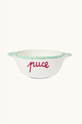 Hand-painted bowl Puce