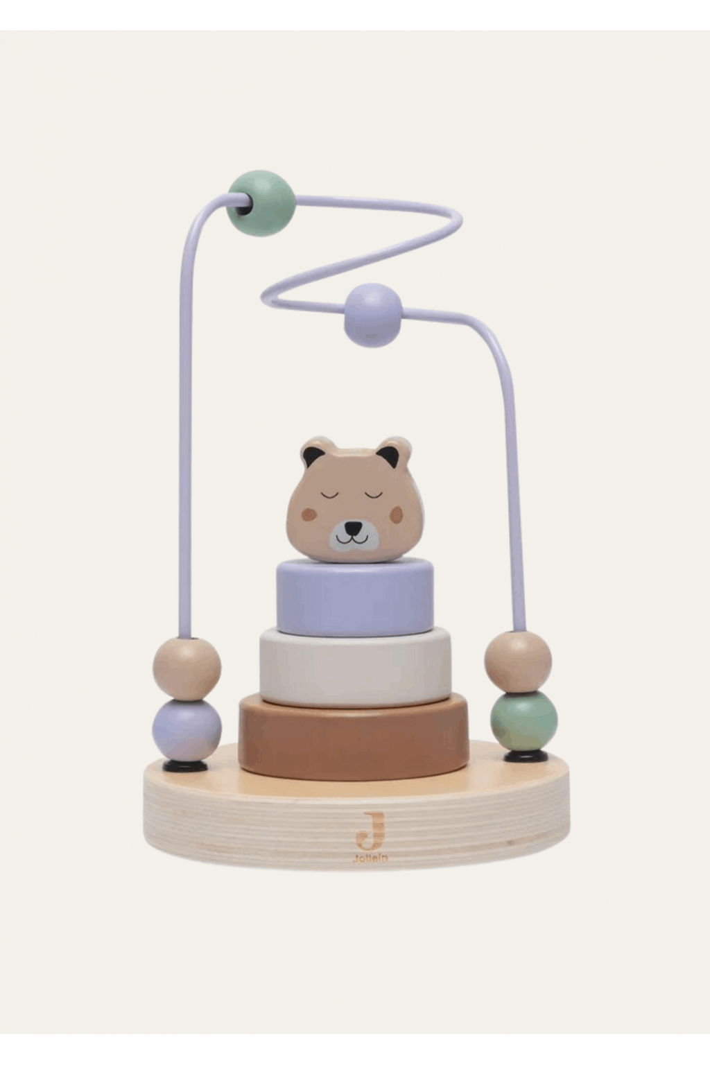 Cheetah Wooden Spiral Bead Maze by Jollein