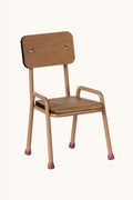 Retro school chair Maileg dark powder