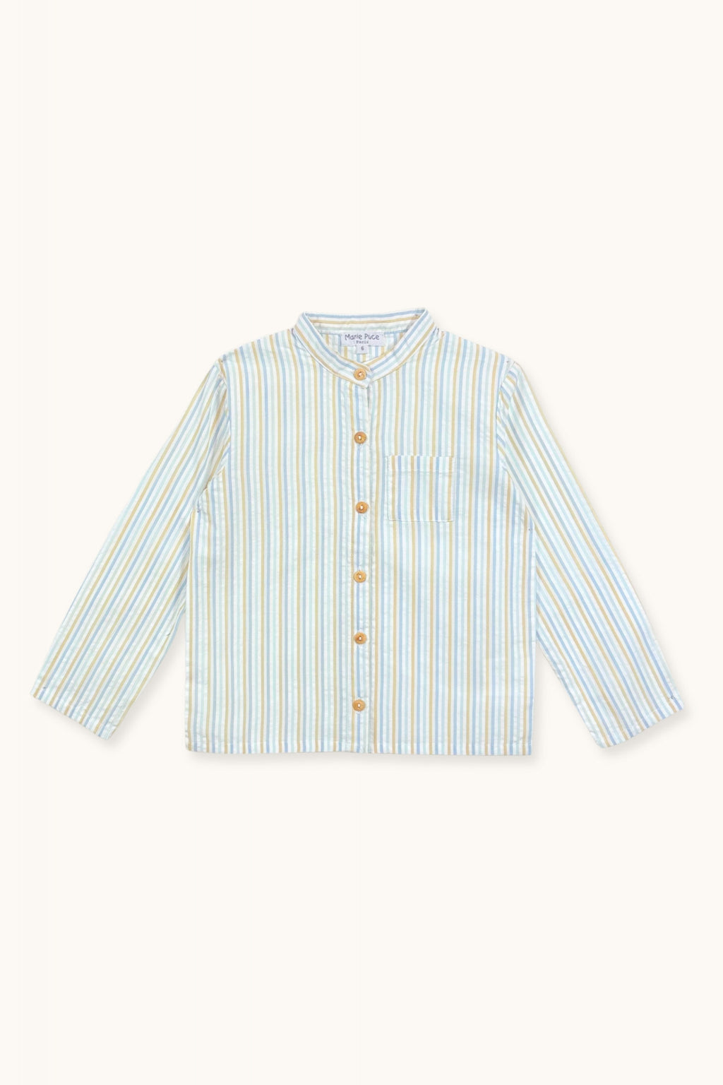 Arsene shirt with Mao collar