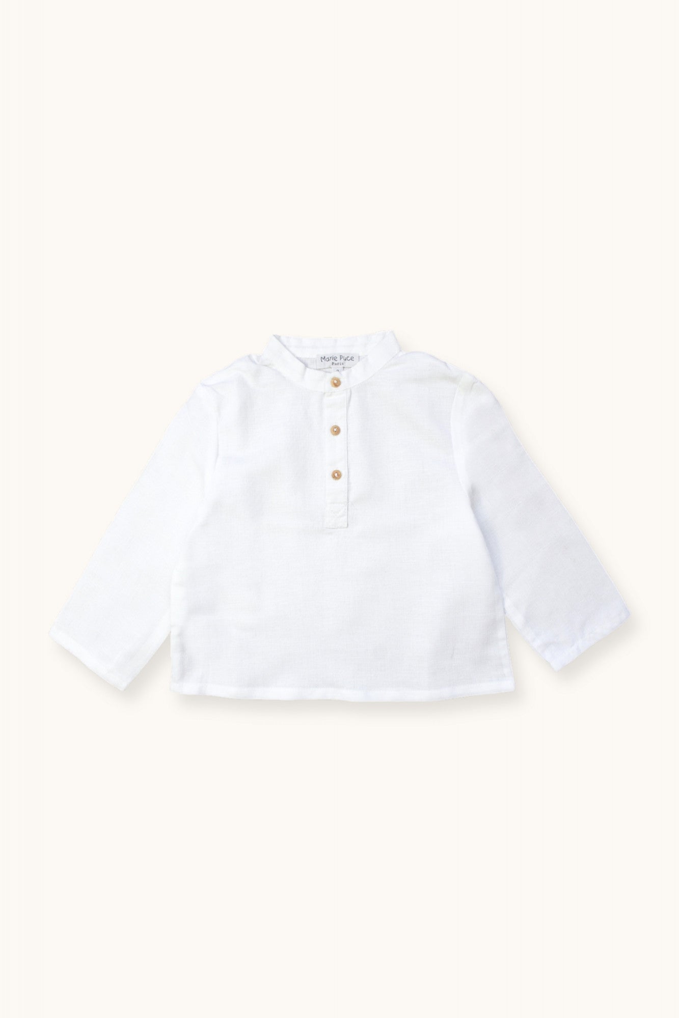 Emile baby shirt in linen