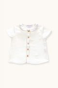 Luke baby shirt hand-embroidered