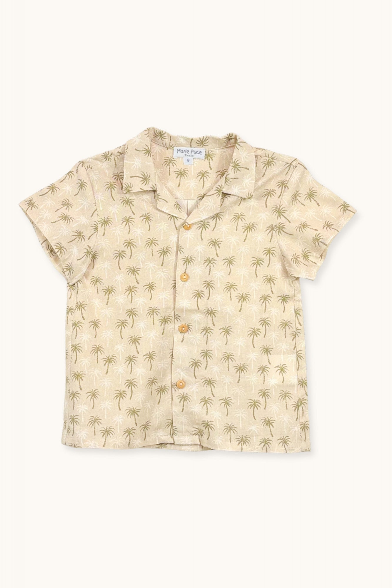 Caraibe shirt palms sand