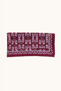 Silk scarf Albertine Bordeaux