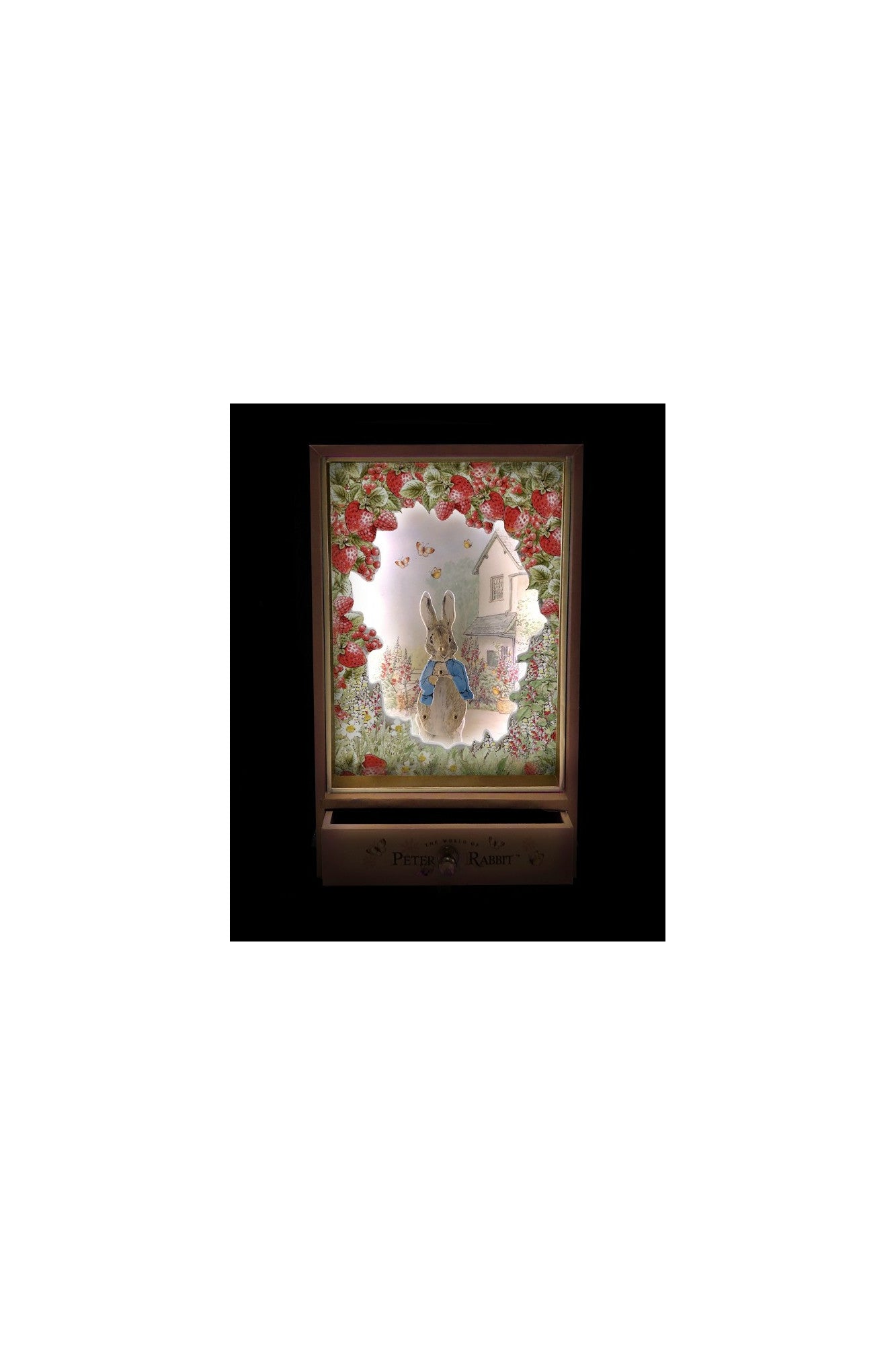 Big dancing nightlight rabbit Fraises