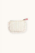 Frou-frou clutch bag