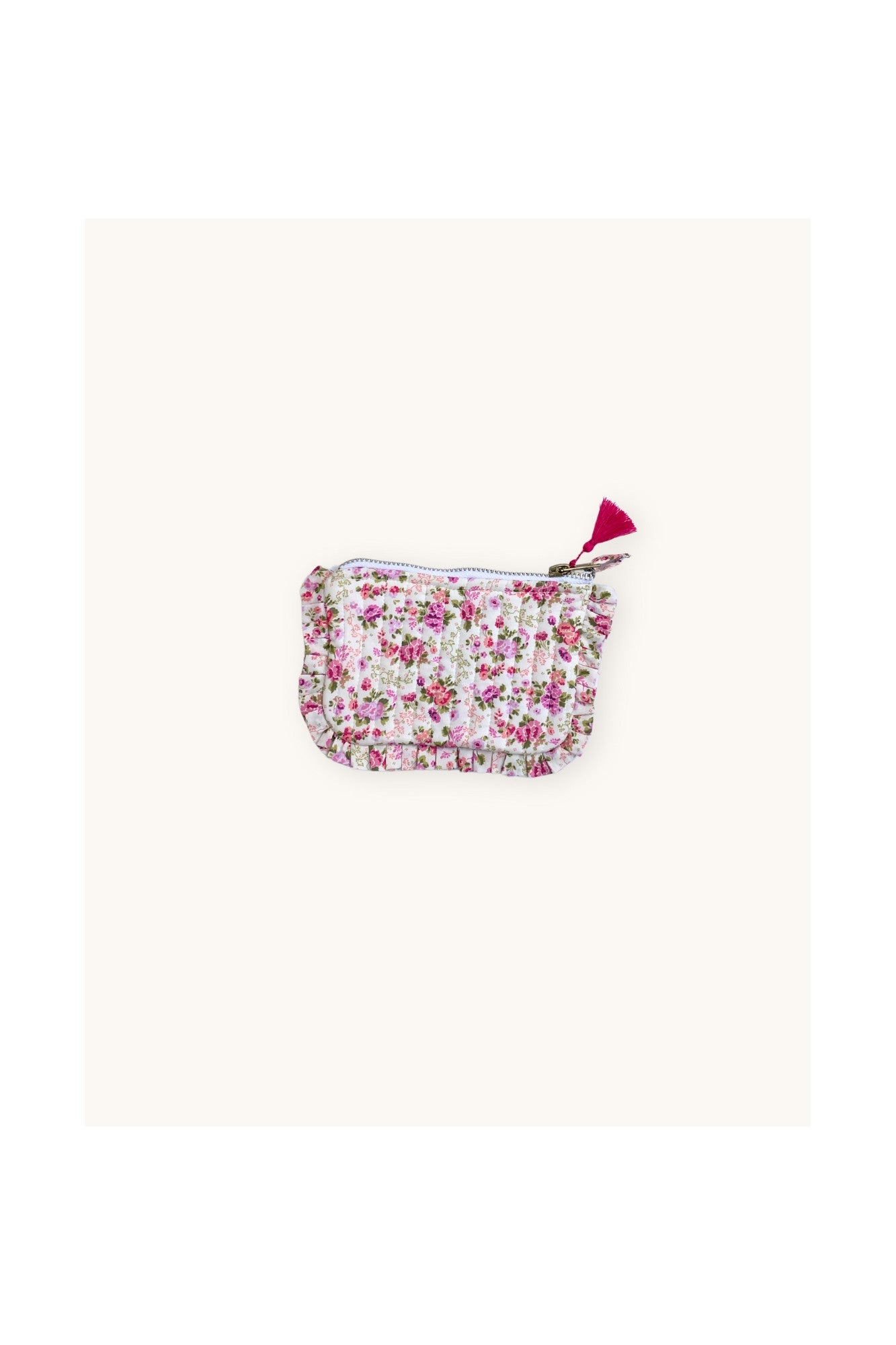 Frou-frou clutch bag