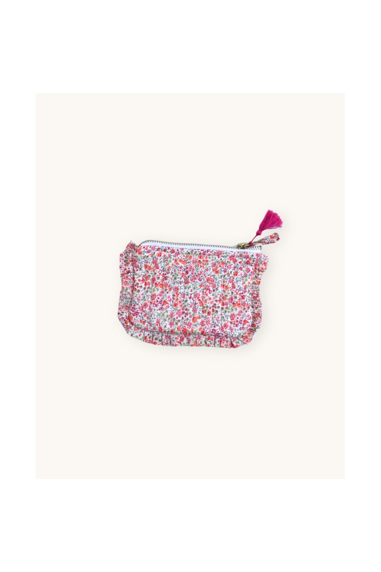 Frou-frou clutch bag
