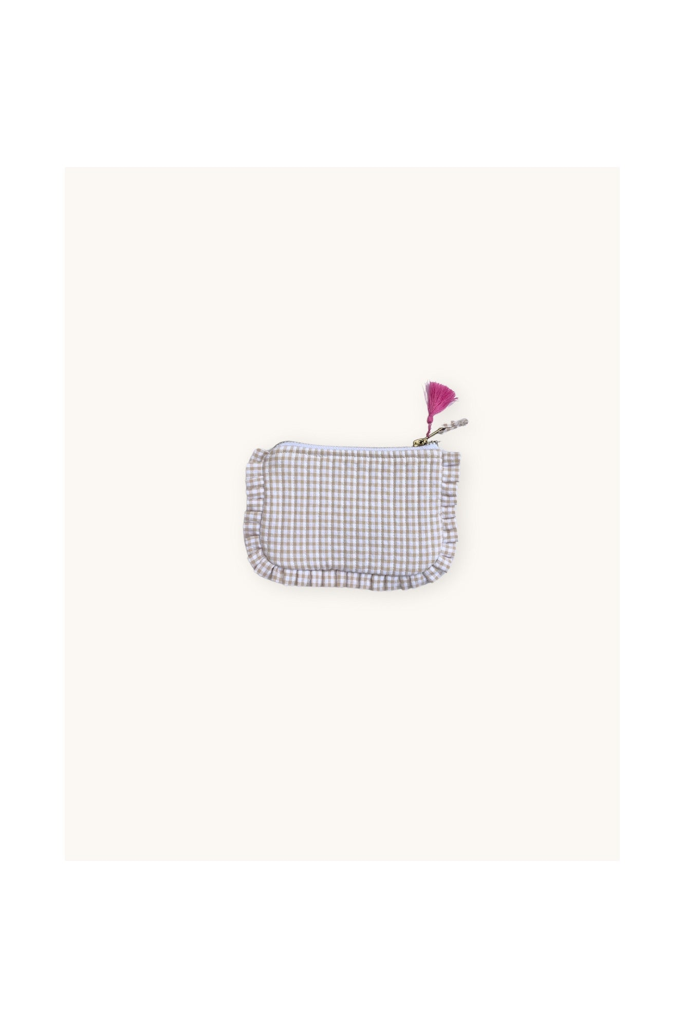 Frou-frou clutch bag