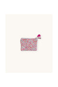 Quilted flat pouch