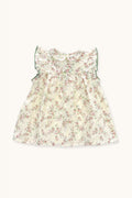 Bianca baby dress in plumetis roses bouquet