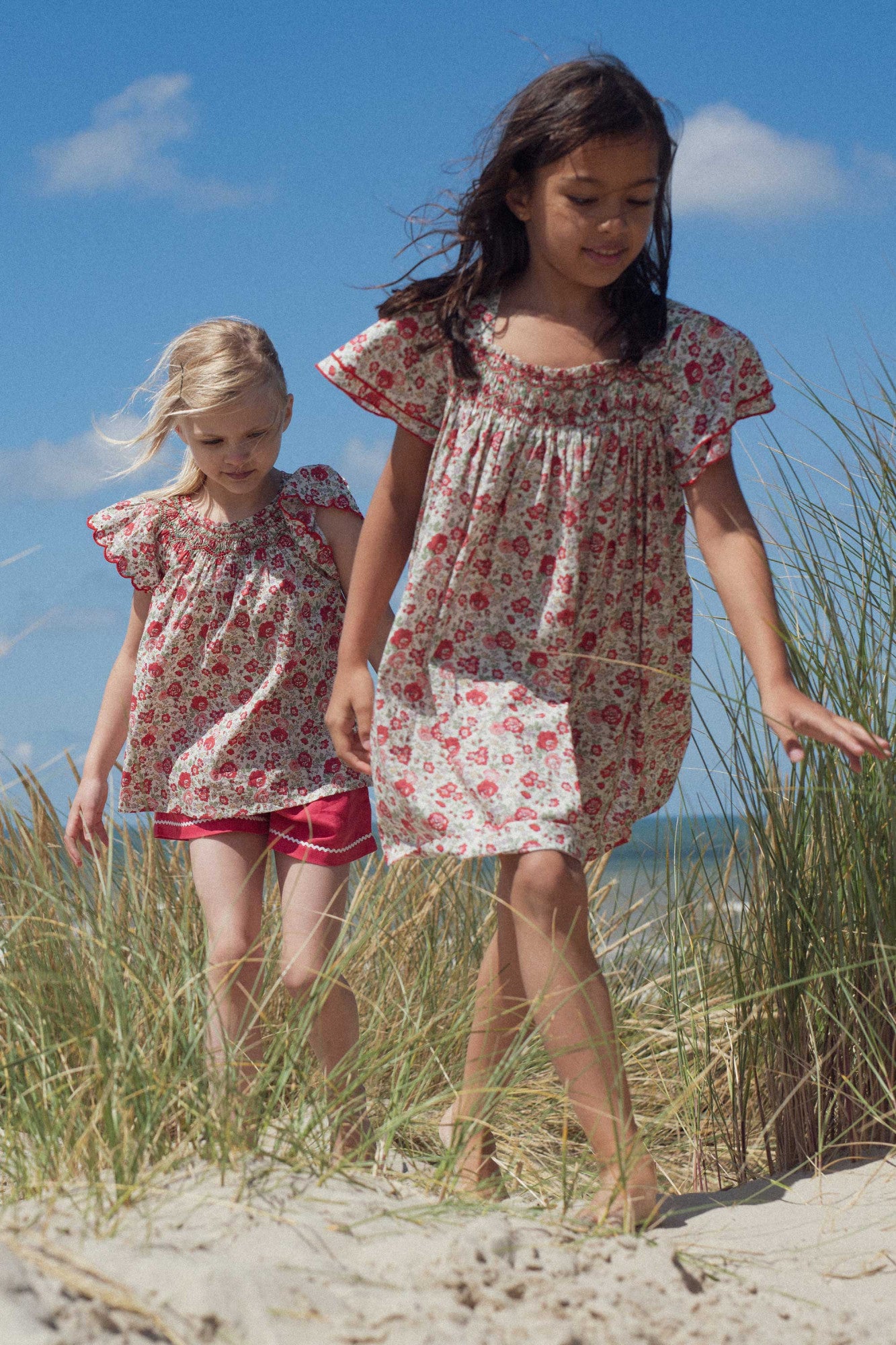 Ornella dress hand-smocked in Liberty