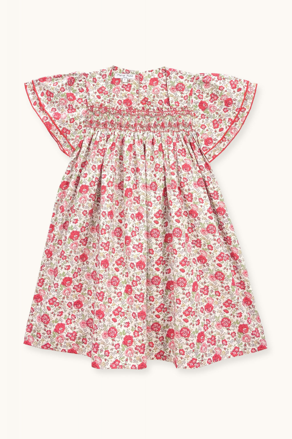 Ornella dress hand-smocked in Liberty