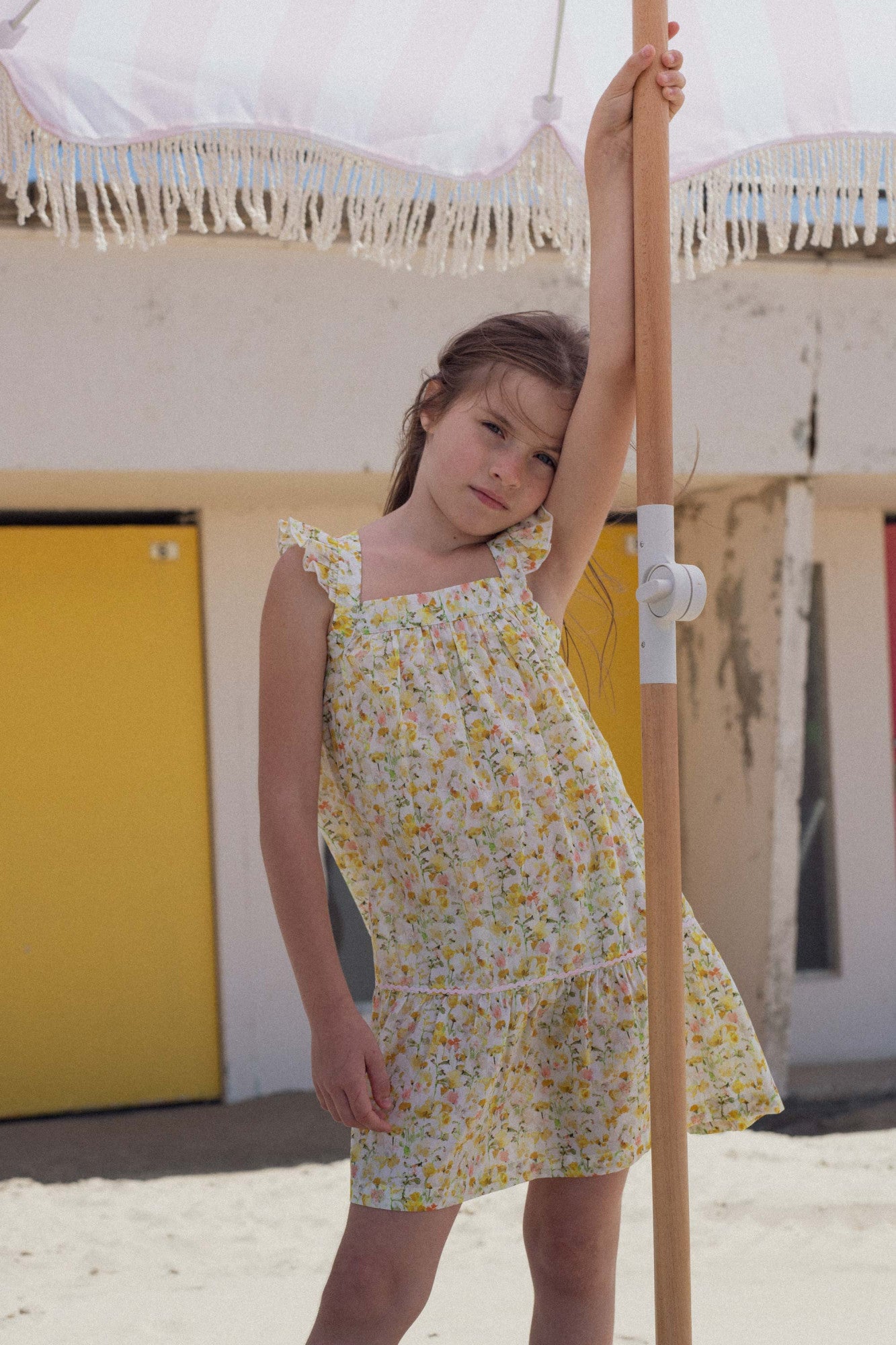 Sally sun dress in Liberty