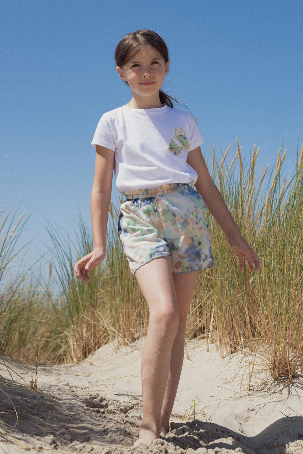 Riviera shorts scalloped edge