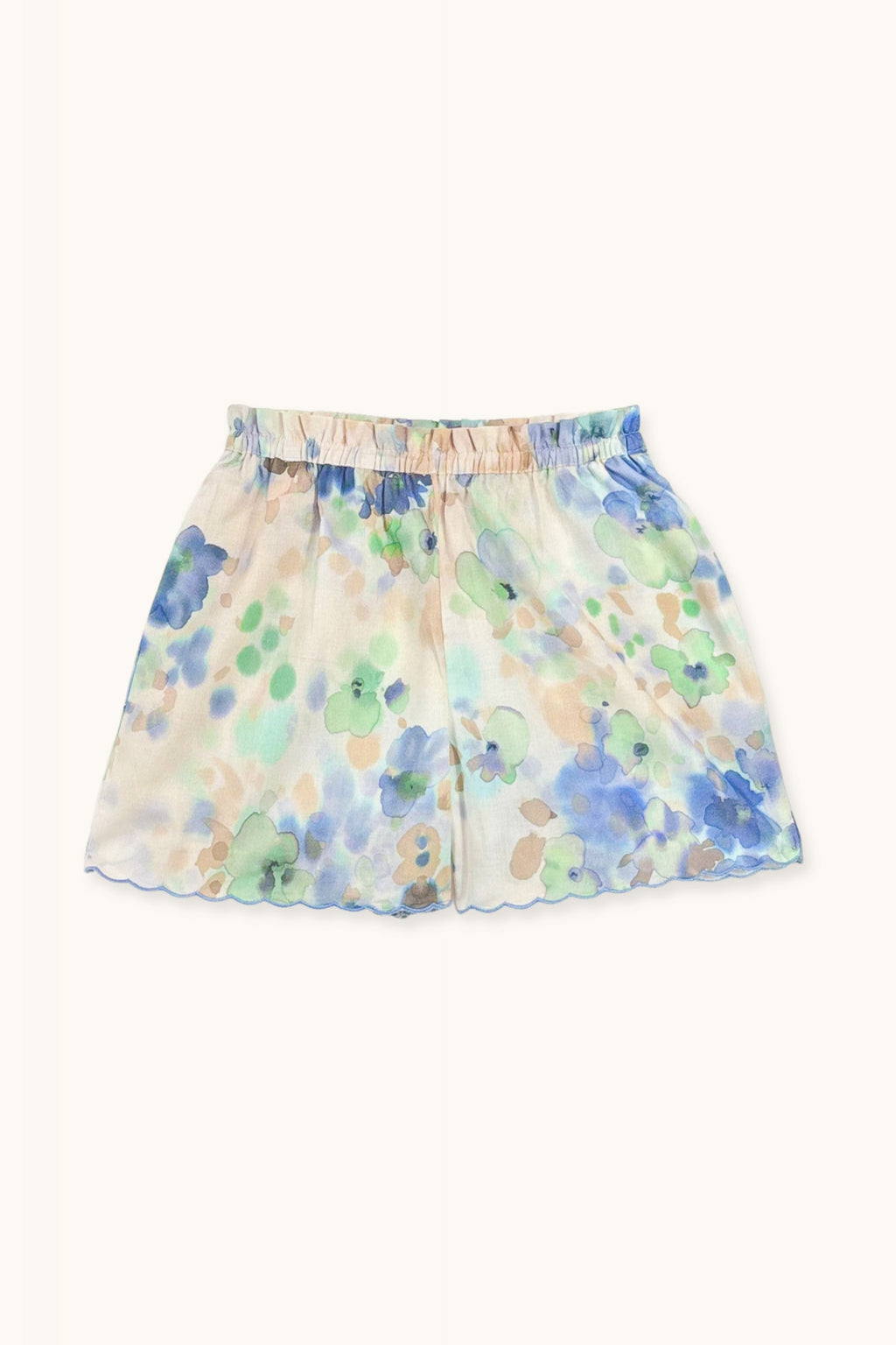 Riviera shorts scalloped edge