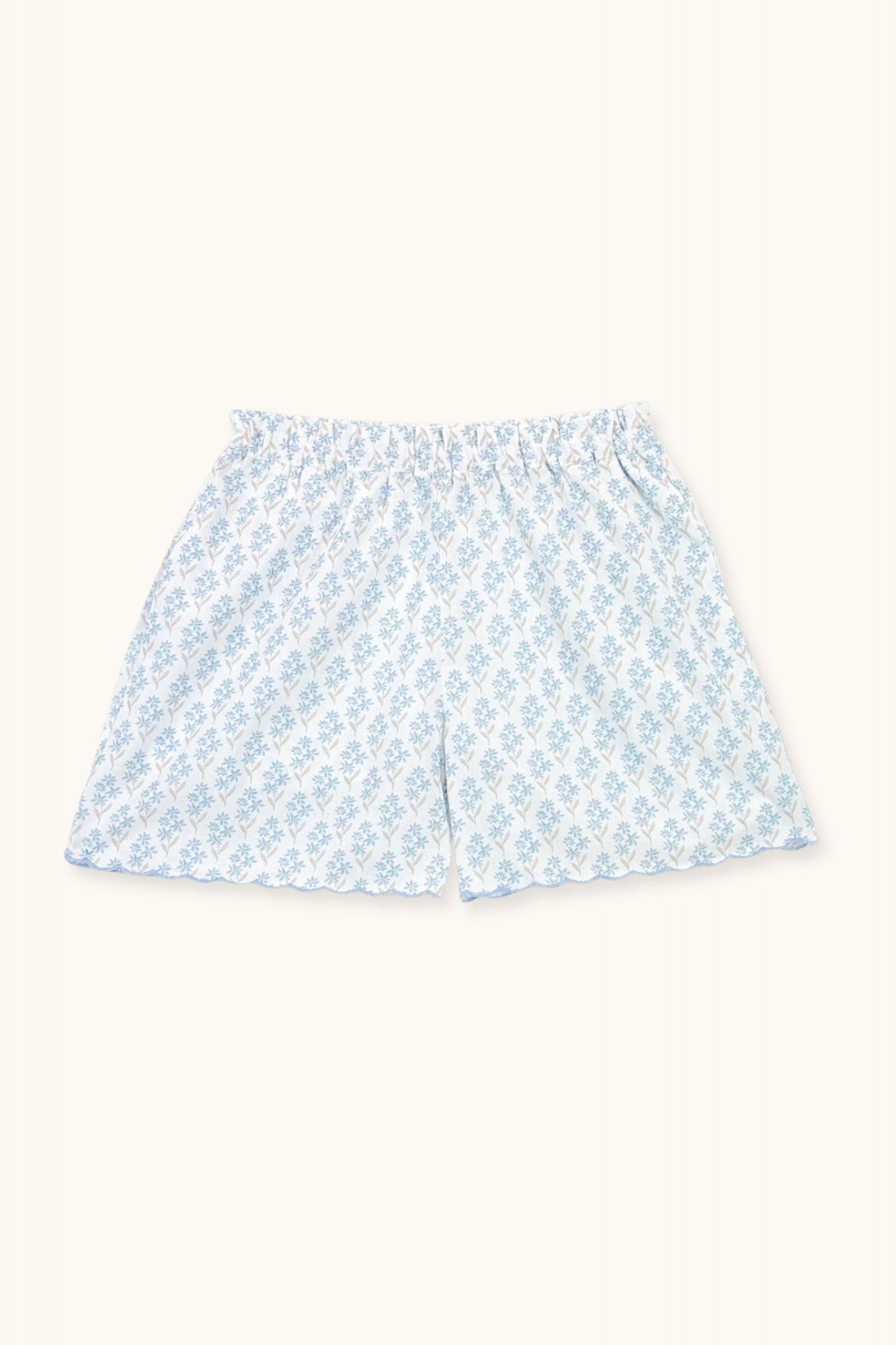 Riviera shorts scalloped edge
