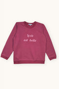 Woman embroidered sweatshirt