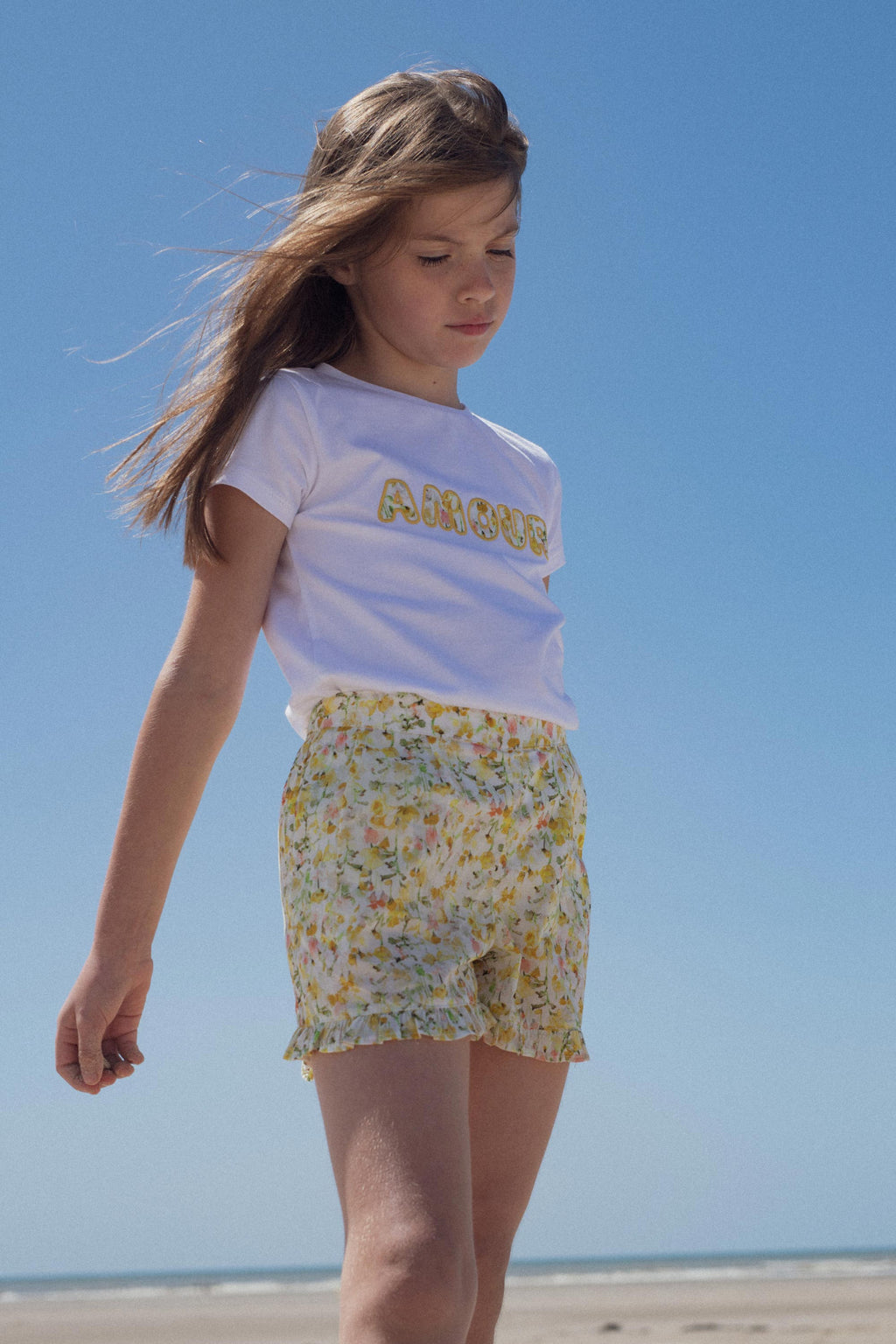 Baby T-shirt AMOUR in Liberty