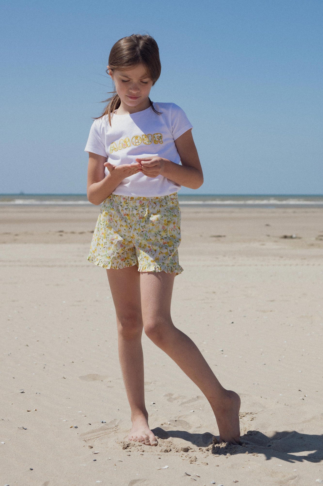 Baby T-shirt AMOUR in Liberty