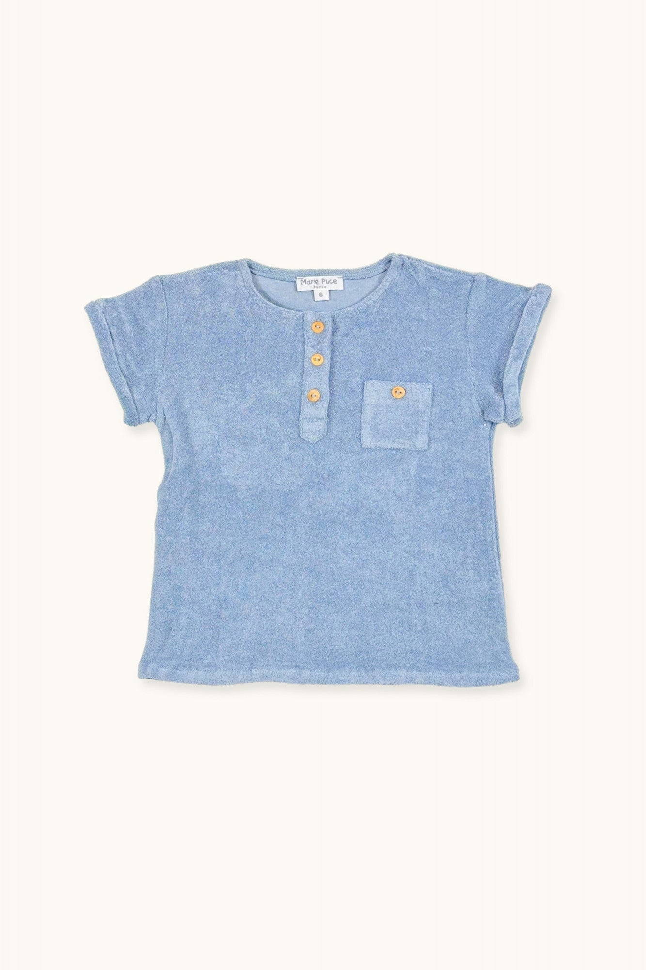 T-shirt Malo in Terry cloth