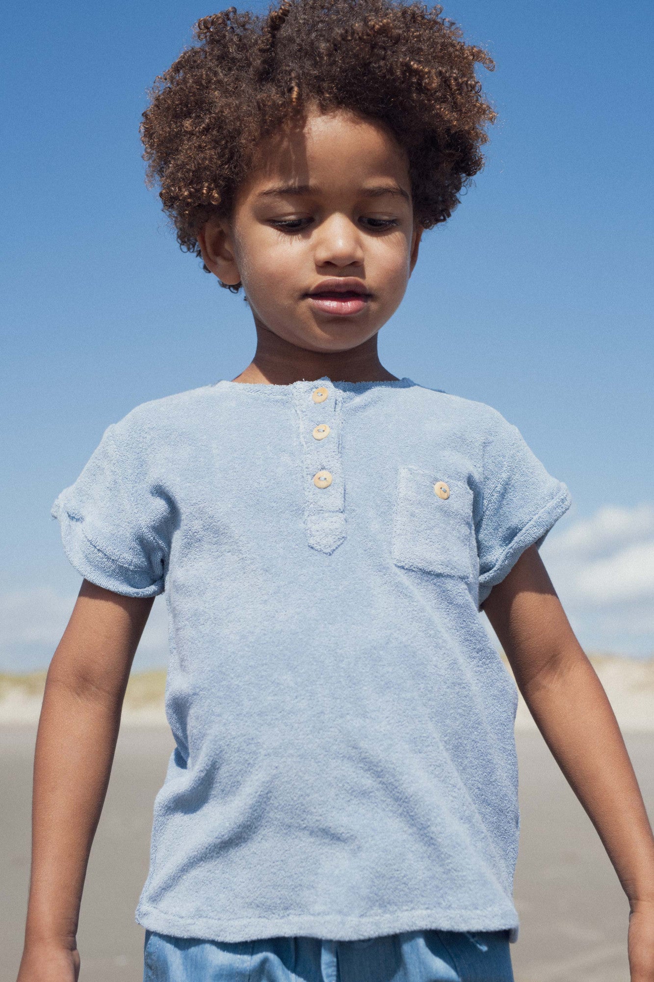 T-shirt Malo in Terry cloth