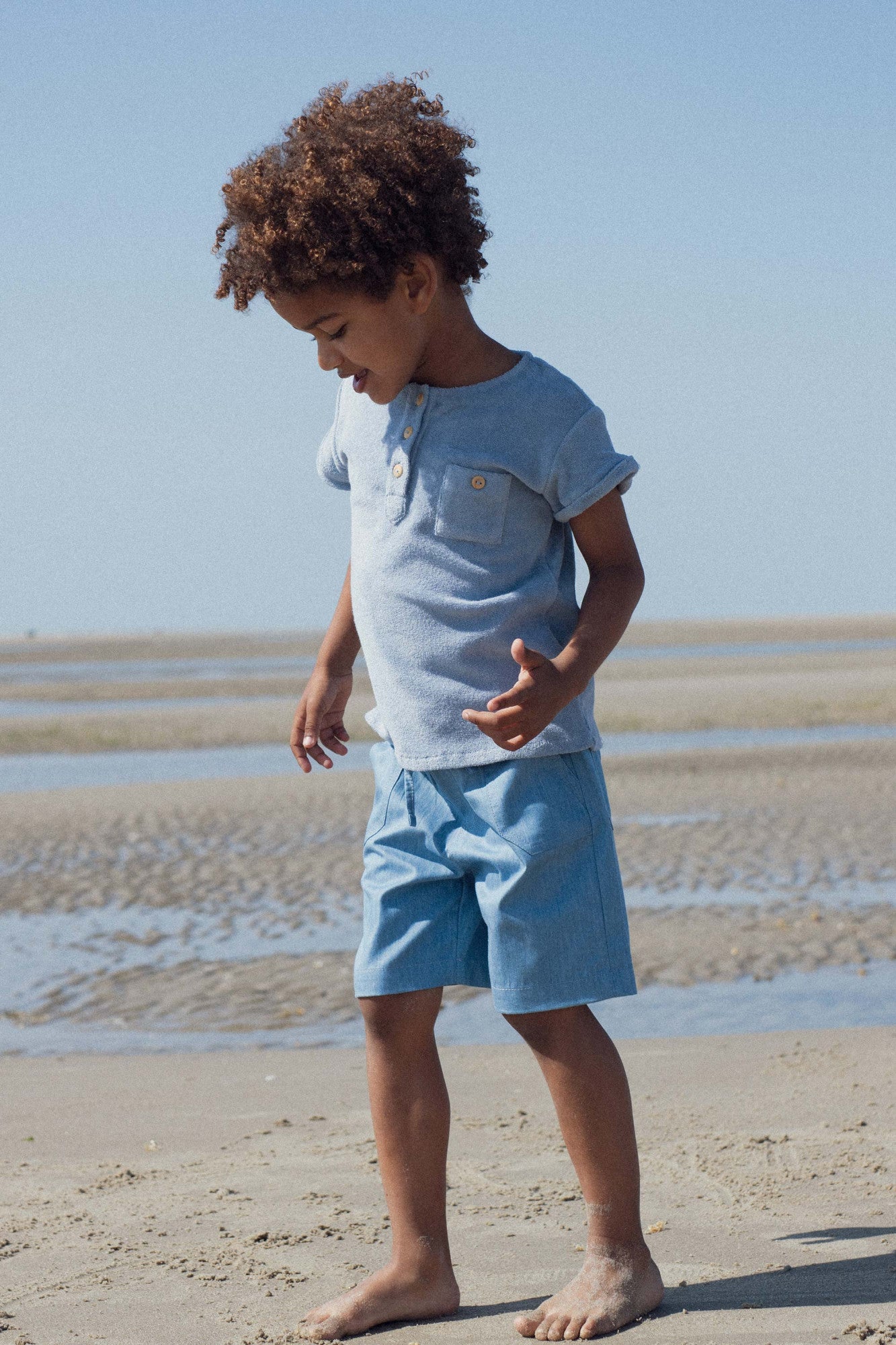 T-shirt Malo in Terry cloth