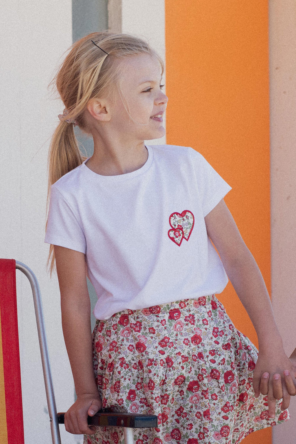 Tshirt Coeur in Liberty