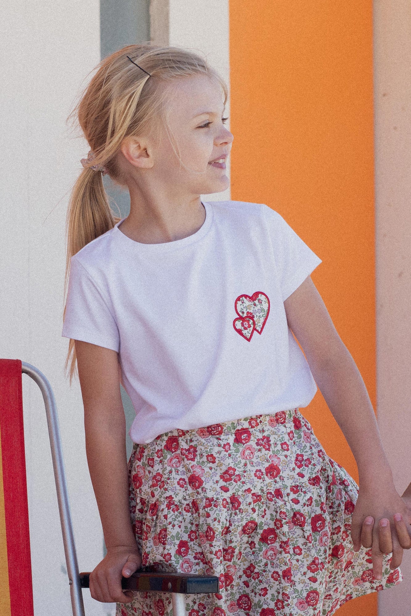 Tshirt Coeur in Liberty
