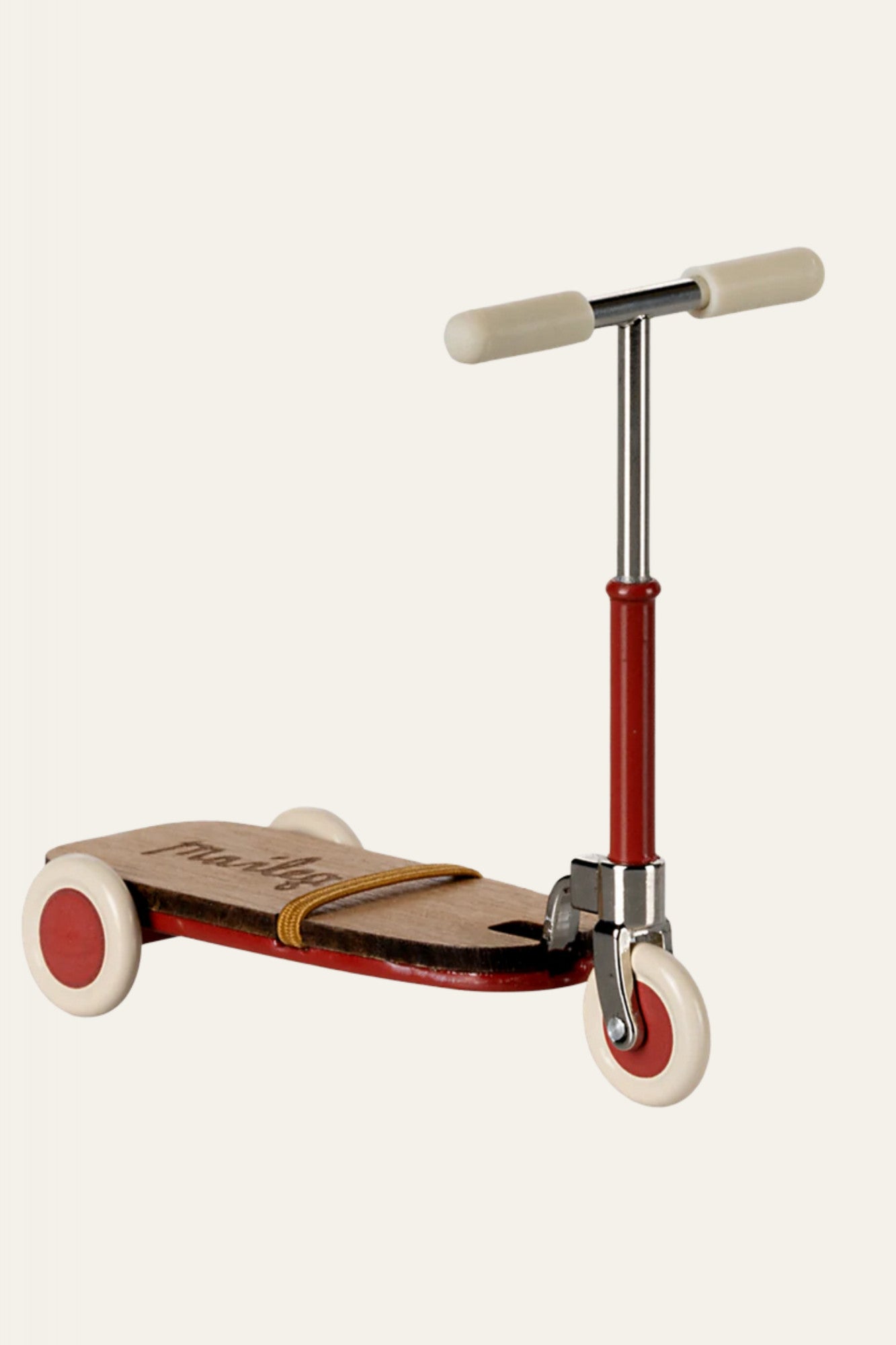 Mouse trolley maileg, red